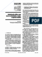 Fischer - Administração Pública Como Área de Conhecimento e Ensino