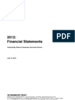 2012 Financial Statements