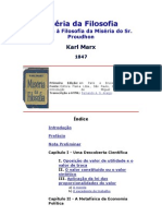 Miséria Da Filosofia