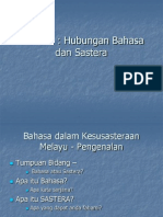 Bbm3103 _. Hubungan Bahasa Dan Sastera (1)