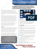 IntegrationPoint ProductBrochure Spanish IMMEX 2013