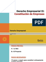 Constitucion de Empresas