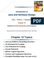 Java and Software Design: Introduction To