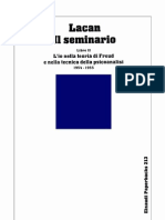 Jacques Lacan - Seminario Libro II L'Io Nella Teoria Di Freud e Nella Tecnica Della Psicoanalisi 1954-55