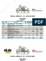 Plan orar 2009