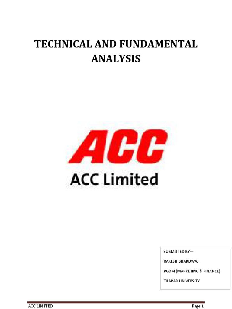 Technical and Fundamental Analysis | PDF | Market Trend | Business ...