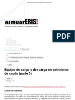 Equipo de Carga y Descarga en Petroleros de Crudo (Parte 3)