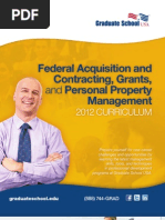 Download Federal Acquisition  Contracting Grants  Personal Property Management Brochure by Graduate School USA SN16551165 doc pdf