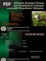 Download Bonggol pisang alternatif biopolimer makanan by hanny ferry SN16552013 doc pdf