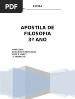 APOSTILA FILOSOFIA 3ºANO