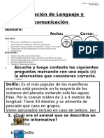 Evaluación Grafema L M P