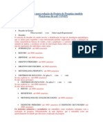 Orientação para Redação Do Projeto de Pesquisa Modelo Plataforma Brasil CONEP