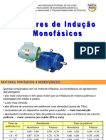 04 motores de indução Monofásicos