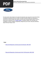 Download Manuales Online de Reparacon y Servicio Para Autos Ford by Francisco Gil SN165566434 doc pdf