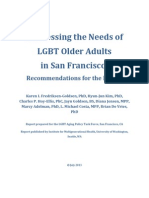 Addressing the Needs of LGBT Older Adults in San Francisco - Recommendations for the Future (July 2013)