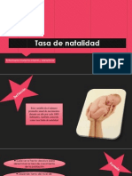 Tasa de Natalidad