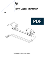 High Capacity Case Trimmer Kit Instructions