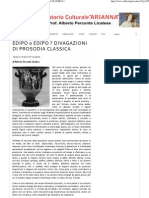 ÈDIPO o EDÌPO - DIVAGAZIONI DI PROSODIA CLASSICA