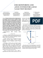 Attitude Monitoring and Surveillance System for Lapan Payload Test Rocket