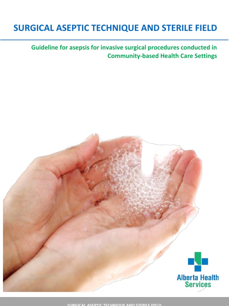 Surgical Aseptic Technique Sterile Field Cirugía Medicina