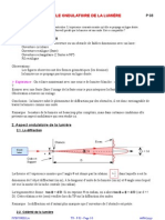 Site TS-P 03 Modele Ondulatoire de La Lumiere