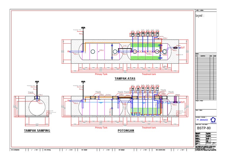 Wastewater System Layout | PDF