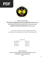 Download Laporan Proyek Fisiologi Hewan - PENGARUH ANTIDIARE JUS DAUN JAMBU BIJI Psidium guajava DAN LAKSATIF JUS DAUN ASAM JAWA Tamarindus indica TERHADAP TEKSTUR FESES TIKUS Mus musculus by Rini Madhawati SN165615644 doc pdf