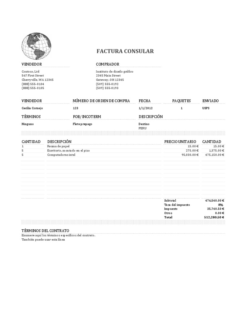 6 FACTURA CONSULAR.xlsx