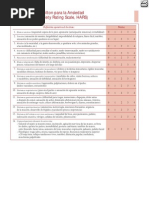 Escala de Hamilton Para La Ansiedad