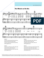The Wheels On The Bus Sheetmusic