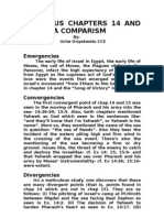 Exodus Chapters 14 and 15: A Comparism