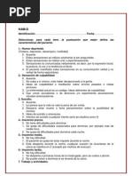 Cuestionario SNOT-22 en Español | PDF | Enfermedades y trastornos
