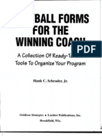 Football Forms for the Winning Coach