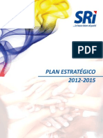 Plan Estratégico Institucional 2012-2015.