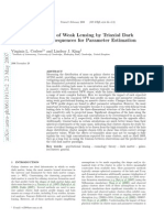 A Statistical Study of Weak Lensing by Triaxial Dark Matter Halos: Consequences For Parameter Estimation