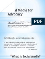 Social Media For Advocacy
