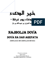 Najbolja Dova-Dova Na Dan Arefata