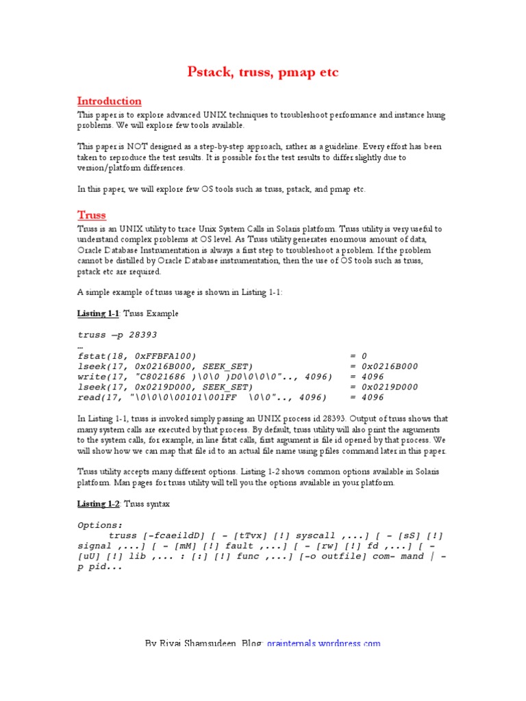 Pstack Truss | PDF