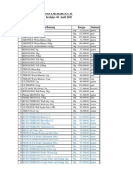 Price List Cat 1304