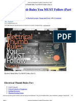 Electrical Rules