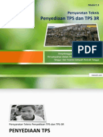 Persyaratan Teknis Penyediaan TPS Dan TPST Sampah
