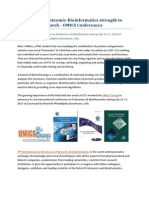 Applying the Proteomic-Bioinformatics Strength to Strengthen Research