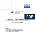 Manual de Instrucciones Pleleva Rev 00