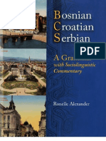 Bosnian Croatian Serbian