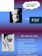 Aristotle: Plato Was A Great Teacher But He Made Some Mistakes I Think