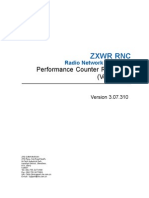 Sjzl20091877-Zxwr Rnc (v3.07.310) Performance Counter Reference