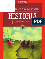 EGZAMIN Gimnazjalisty - Historia 2010