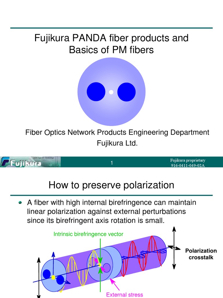 fibre_optics_panda_fibre_presentation.pdf Optical Fiber Polarization (Waves) Free 30day
