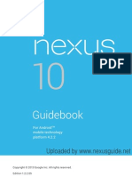 Download Google Nexus 10 User Manual Guidebook For Android Jelly Bean 422 English by nexusguide SN165692558 doc pdf