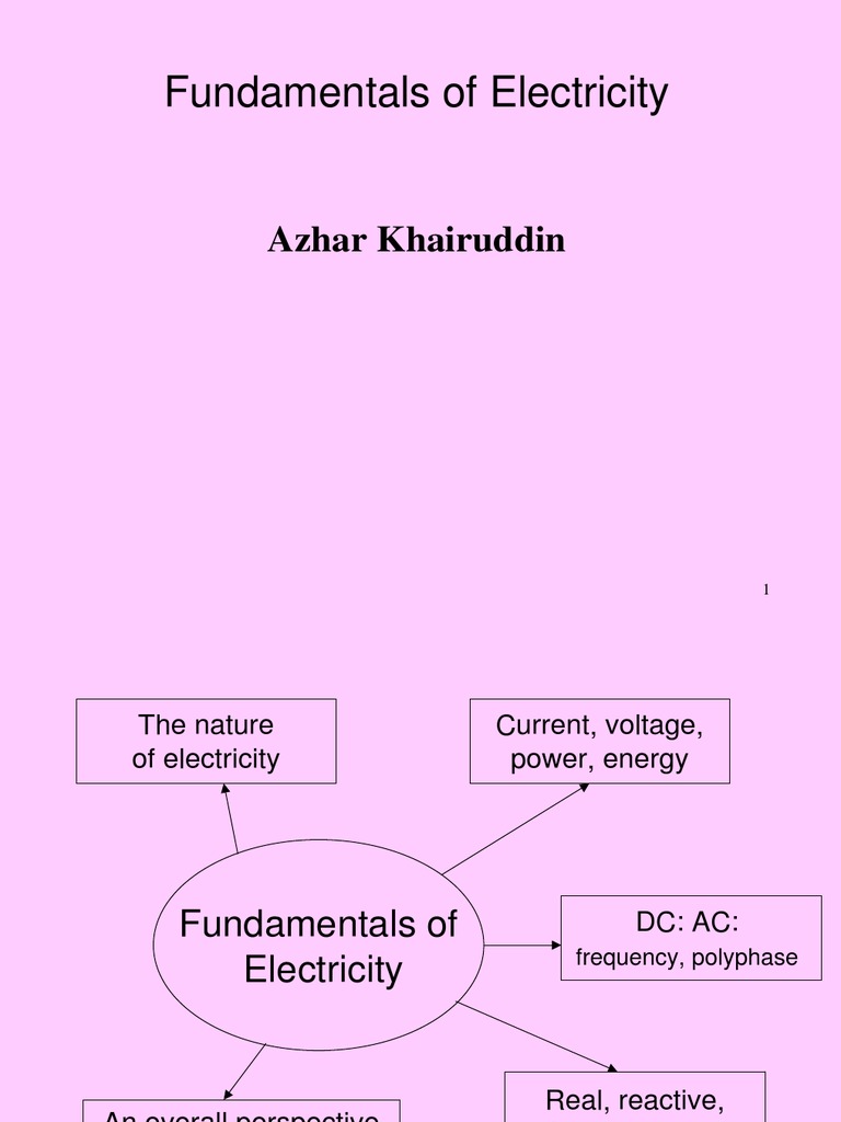 Fundamental Electricity PDF Voltage Electricity
